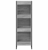 VidaXL Boekenkast Grijs Sonoma 80 x 30 x 155 cm Bewerkt hout