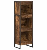 VidaXL Boekenkast Rook Eik 80 x 30 x 155 cm Bewerkt hout