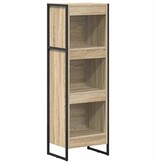 VidaXL Boekenkast Sonoma 80 x 30 x 155 cm Bewerkt hout