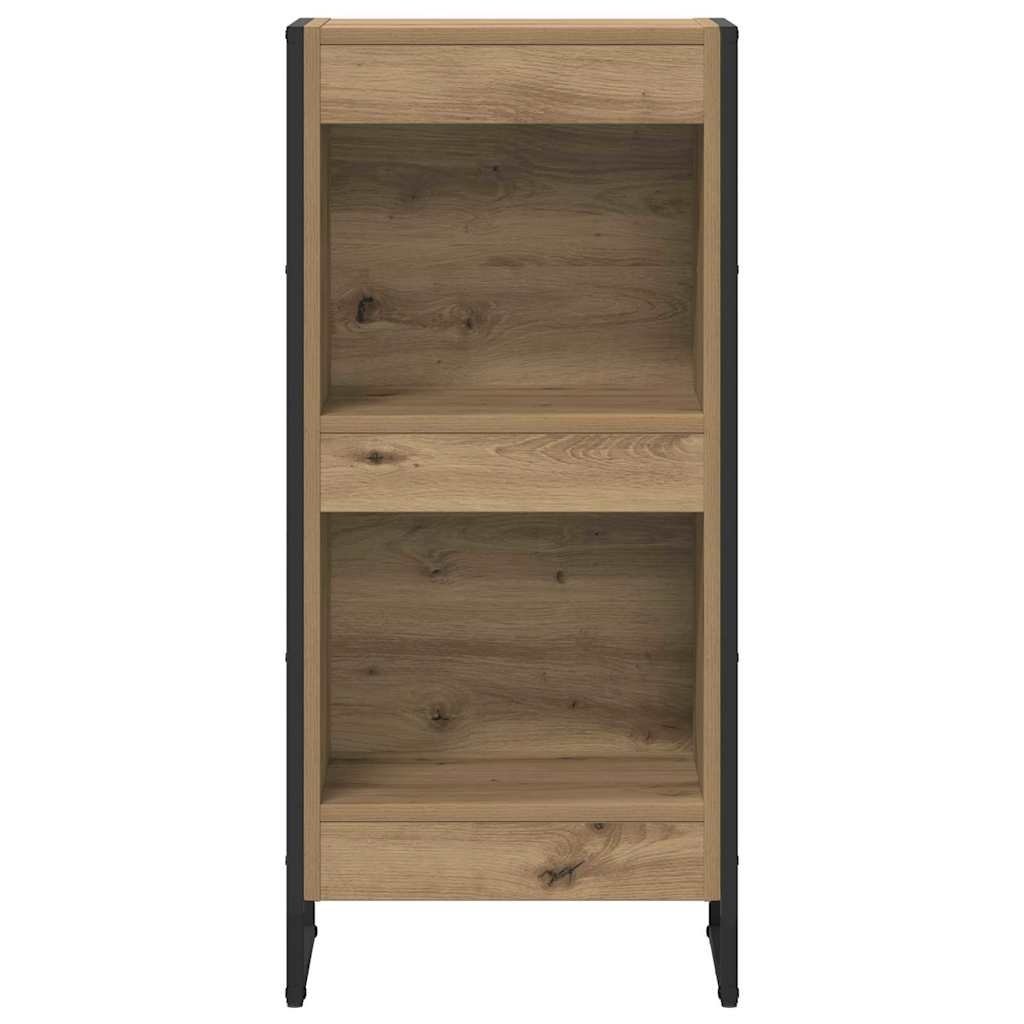 VidaXL Boekenkast Ambachtelijk eiken 80 x 30 x 155 cm Bewerkt hout