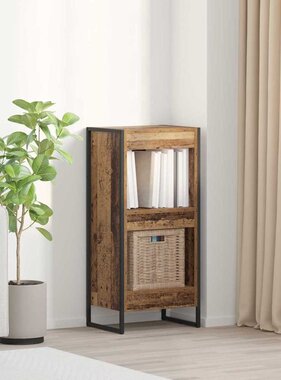 VidaXL Boekenkast Oud Hout 80 x 30 x 155 cm Bewerkt hout