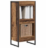 VidaXL Boekenkast Oud Hout 80 x 30 x 155 cm Bewerkt hout