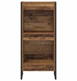 VidaXL Boekenkast Oud Hout 80 x 30 x 155 cm Bewerkt hout