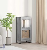 VidaXL Boekenkast Grijs Sonoma 80 x 30 x 155 cm Bewerkt hout