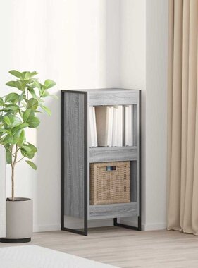 VidaXL Boekenkast Grijs Sonoma 80 x 30 x 155 cm Bewerkt hout