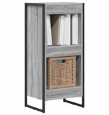 VidaXL Boekenkast Grijs Sonoma 80 x 30 x 155 cm Bewerkt hout