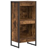 VidaXL Boekenkast Rook Eik 80 x 30 x 155 cm Bewerkt hout