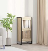 VidaXL Boekenkast Sonoma 80 x 30 x 155 cm Bewerkt hout