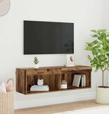VidaXL Tv-meubelset Oud Hout 100 x 30 x 30 cm Bewerkt hout