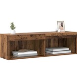 VidaXL Tv-meubelset Oud Hout 100 x 30 x 30 cm Bewerkt hout