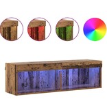 VidaXL Tv-meubelset Oud Hout 100 x 30 x 30 cm Bewerkt hout