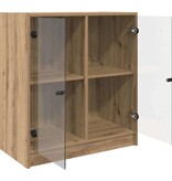 VidaXL Bijzetkast Artisan Eiken 68 x 37 x 75,5 cm Bewerkt hout