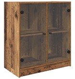 VidaXL Bijzetkast Oud Hout 68 x 37 x 75,5 cm Bewerkt hout