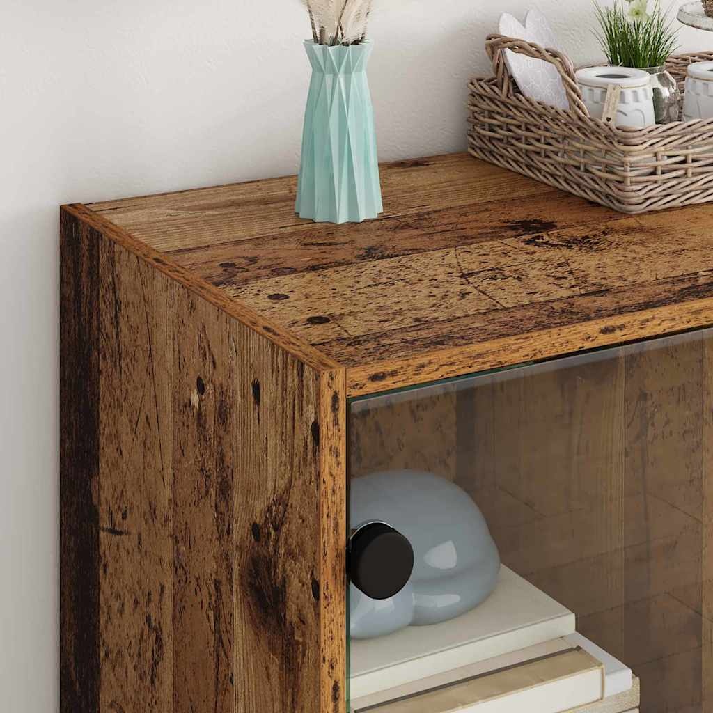 VidaXL Bijzetkast Oud Hout 68 x 37 x 75,5 cm Bewerkt hout