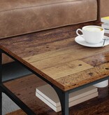 VidaXL Salontafel Oud Hout 90 x 49 x 40 cm Bewerkt hout