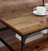 VidaXL Salontafel Oud Hout 100 x 50 x 45 cm Bewerkt hout