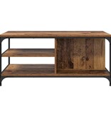 VidaXL Salontafel Oud Hout 100 x 50 x 45 cm Bewerkt hout