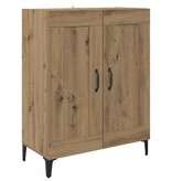 VidaXL Dressoir Artisan Eiken 69,5 x 34 x 90 cm Bewerkt hout