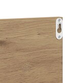 VidaXL Wandplanken 4 pcs Artisan Eiken 80 x 11,5 x 18 cm Bewerkt hout