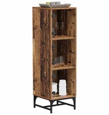 VidaXL Highboard Oud hout 35 x 37 x 117 cm Bewerkt hout