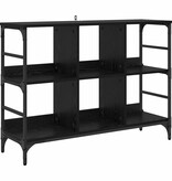 VidaXL Dressoir Zwart 102 x 32 x 73.5 cm Bewerkt hout