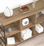 VidaXL Dressoir Bruin 102 x 32 x 73.5 cm Bewerkt hout