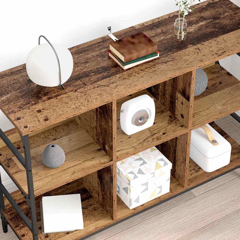 VidaXL Dressoir Bruin 102 x 32 x 73.5 cm Bewerkt hout