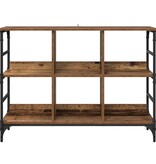 VidaXL Dressoir Bruin 102 x 32 x 73.5 cm Bewerkt hout