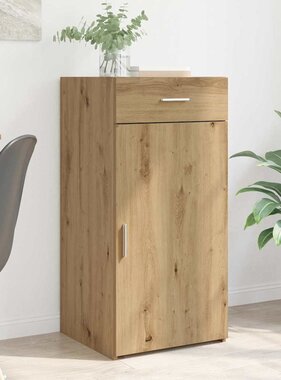 VidaXL Dressoir artisanaal eikenkleurig 42.5 x 40 x 93 cm Bewerkt hout