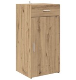 VidaXL Dressoir artisanaal eikenkleurig 42.5 x 40 x 93 cm Bewerkt hout