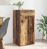 VidaXL Dressoir met lade Oud hout 42.5 x 40 x 93 cm Bewerkt hout