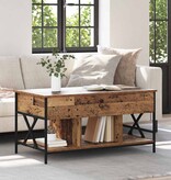 VidaXL Salontafel Oud Hout 100 x 55 x 48.5 cm Bewerkt hout