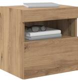 VidaXL TV Wandkasten 2 pcs Artisan Eiken 40 x 30 x 40 cm Bewerkt hout