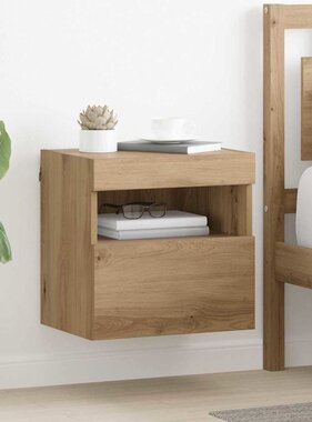 VidaXL TV Wandkast Artisan Eiken 40 x 30 x 40 cm Bewerkt hout