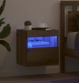 VidaXL TV Wandkast Artisan Eiken 40 x 30 x 40 cm Bewerkt hout