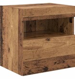 VidaXL TV Wandkast Oud Hout 40 x 30 x 40 cm Bewerkt hout