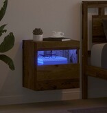 VidaXL TV Wandkast Oud Hout 40 x 30 x 40 cm Bewerkt hout