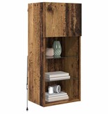VidaXL Wandgemonteerde TV-kasten 2 pcs Oud Hout 40,5 x 30 x 90 cm