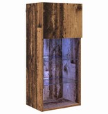 VidaXL Wandgemonteerde TV Kast Oud Hout 40,5 x 30 x 90 cm Bewerkt hout
