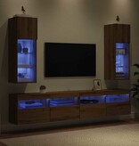 VidaXL Wandgemonteerde TV-kasten 2 pcs Artisan Eiken 30,5 x 30 x 90 cm