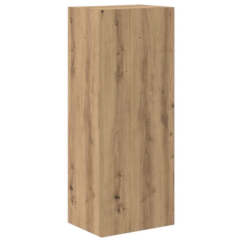 VidaXL TV Wandkast Artisan Eiken 40,5 x 30 x 102 cm Bewerkt hout