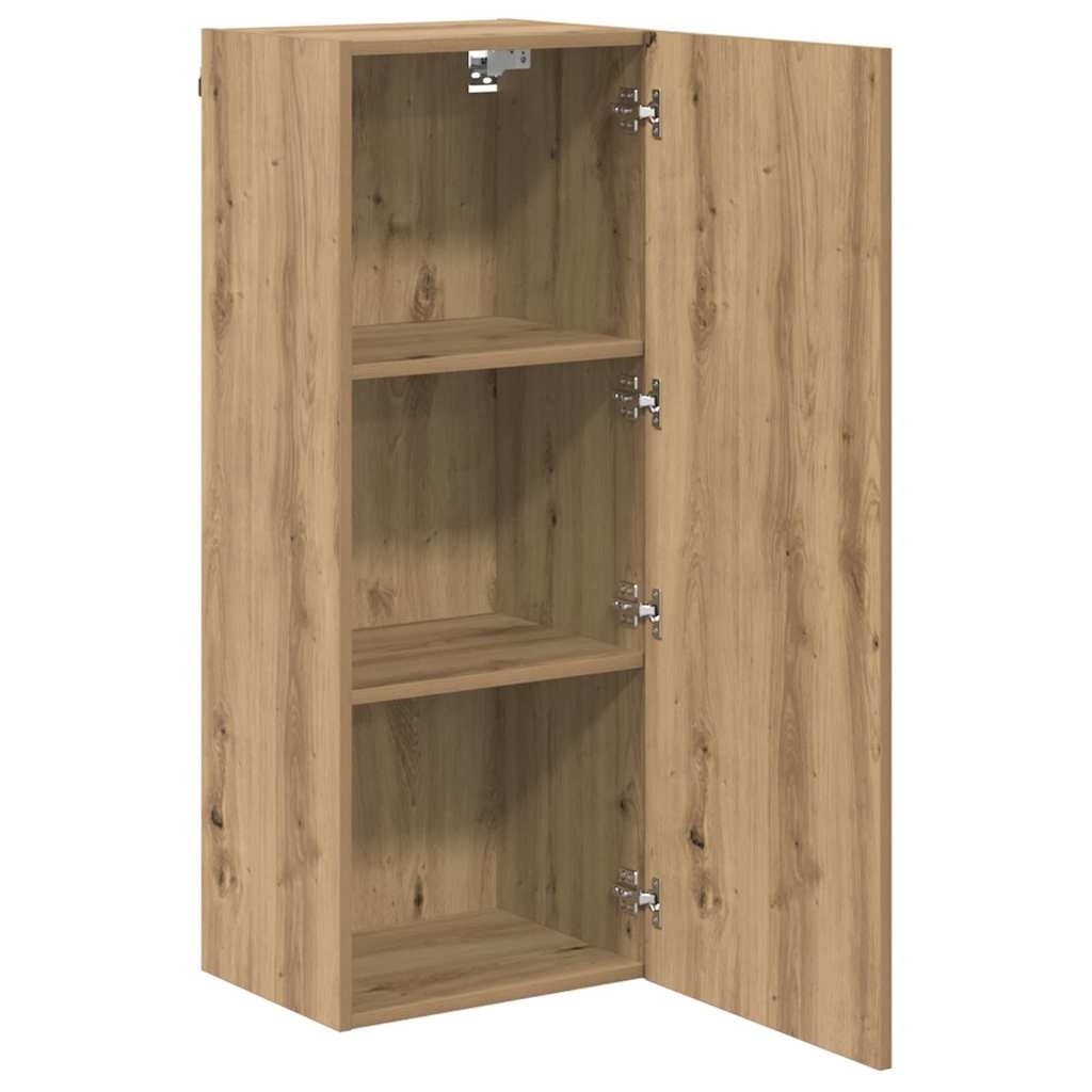 VidaXL TV Wandkast Artisan Eiken 40,5 x 30 x 102 cm Bewerkt hout