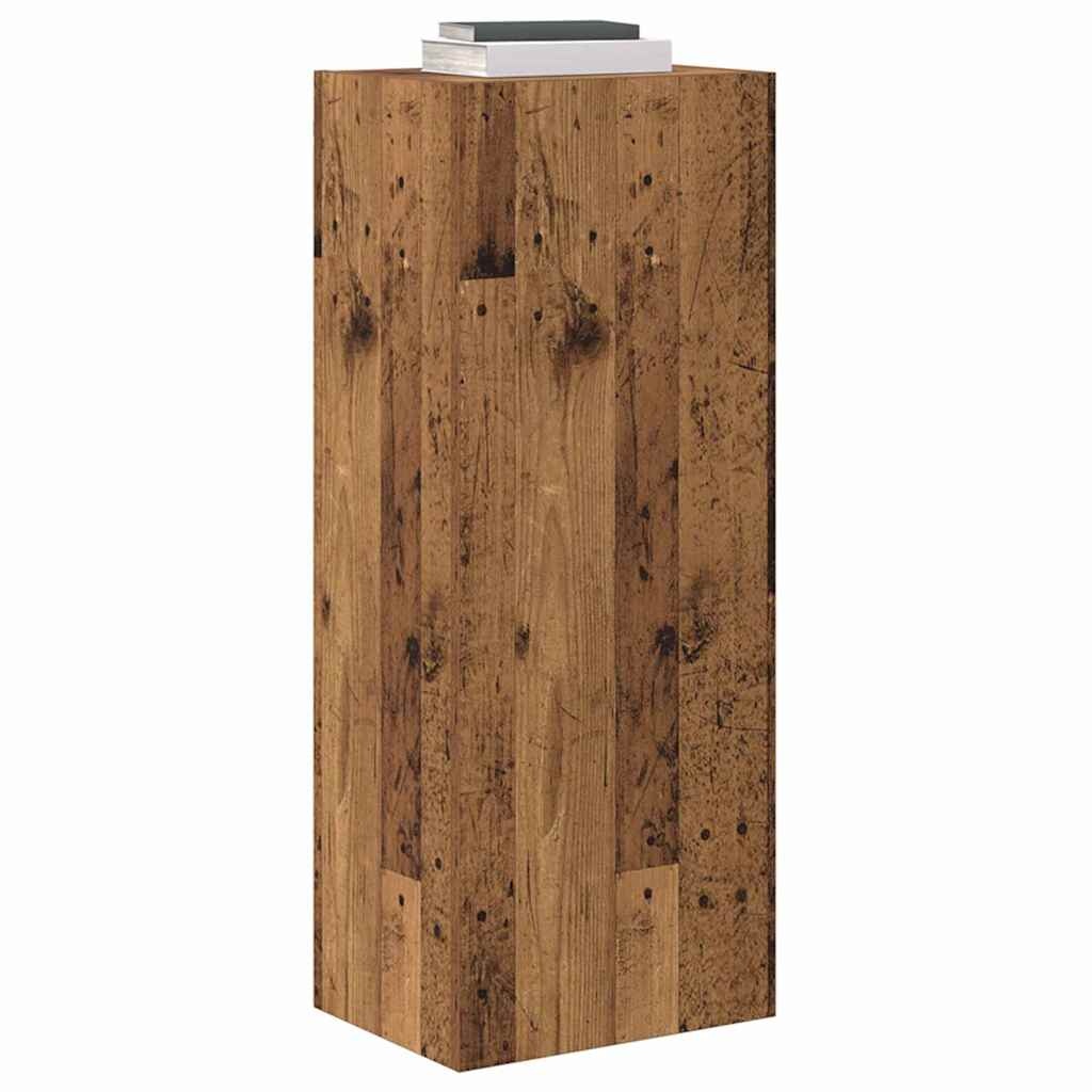 VidaXL TV Wandkast Oud Hout 40,5 x 30 x 102 cm Bewerkt hout
