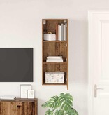 VidaXL TV Wandkast Oud Hout 40,5 x 30 x 102 cm Bewerkt hout