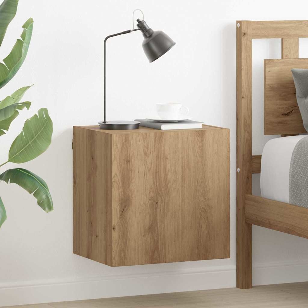 VidaXL TV Wandkast Artisan Eiken 40,5x30x40cm Bewerkt hout