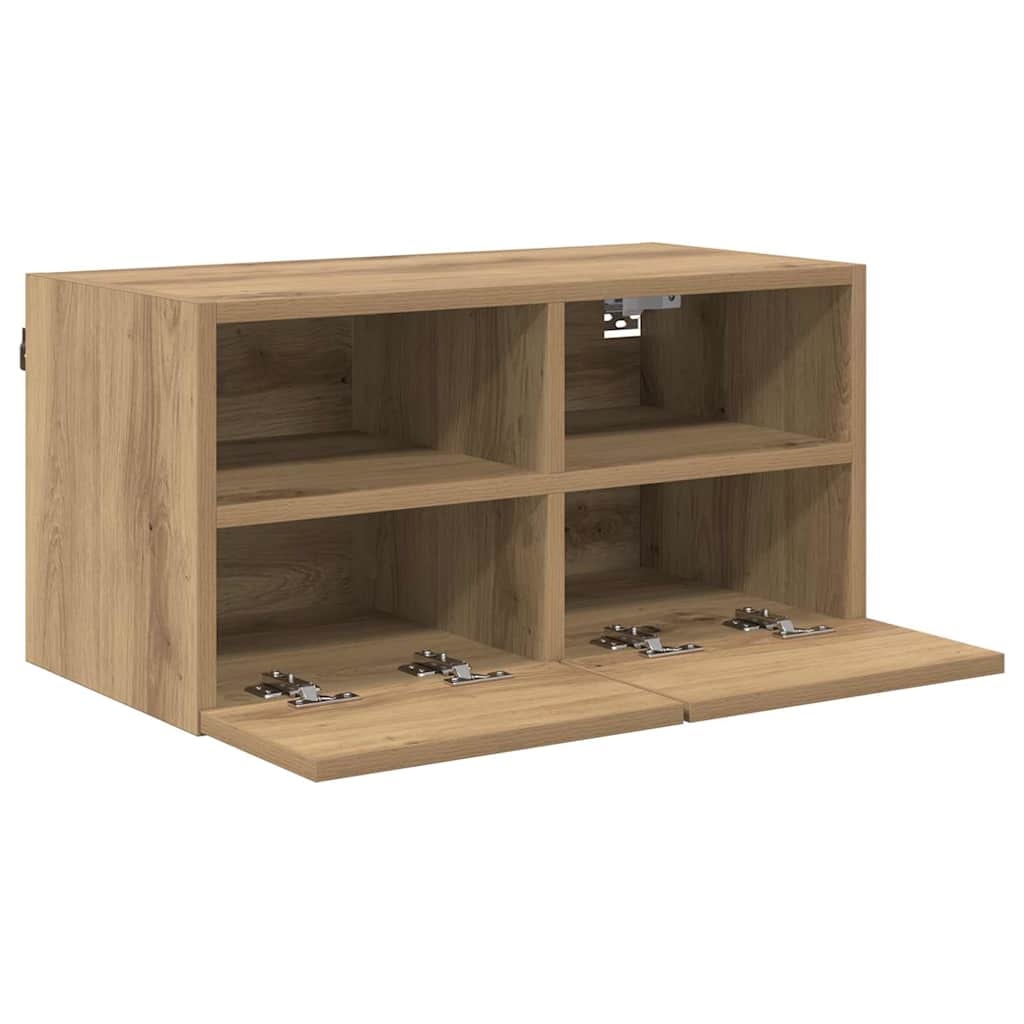 VidaXL TV Wandkast Artisan Eiken 60 x 30 x 30 cm Bewerkt hout