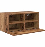 VidaXL TV Wandkast Oud Hout 60 x 30 x 30 cm Bewerkt hout
