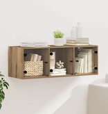 VidaXL Wandkast Artisan Eiken 102 x 37 x 35 cm Bewerkt hout