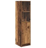 VidaXL Highboard Oud Hout 35 x 37 x 142 cm Bewerkt hout