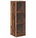 VidaXL Highboard Oud Hout 35 x 37 x 109 cm Bewerkt hout